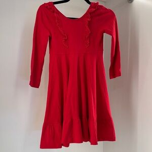 Natalie Grant size 8 Red Ruffled girls Dress.  New with tag